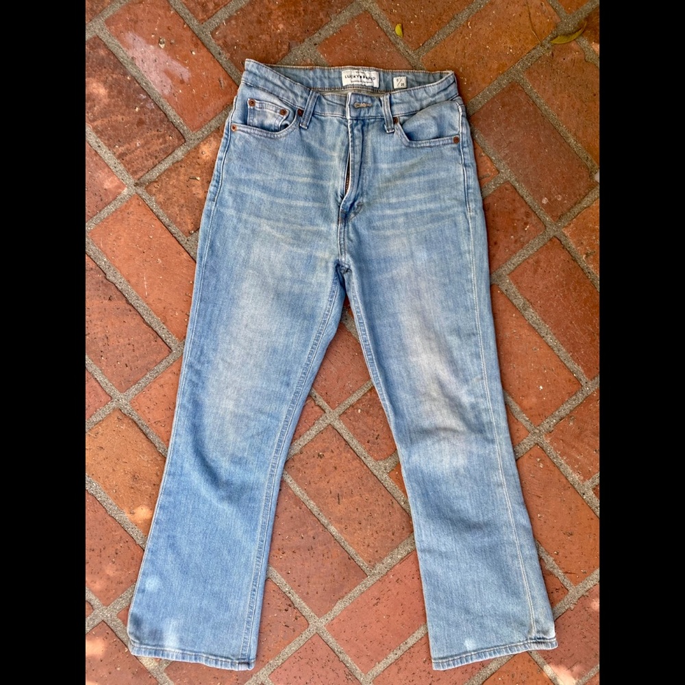 Lucky Brand Bridgette Crop Flare Jeans